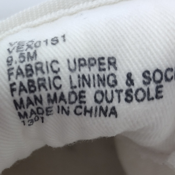 Steve Madden "Vex" Platform White Ribbed Sneakers - Size 9.5. Pre-owned - Picture 9 of 12